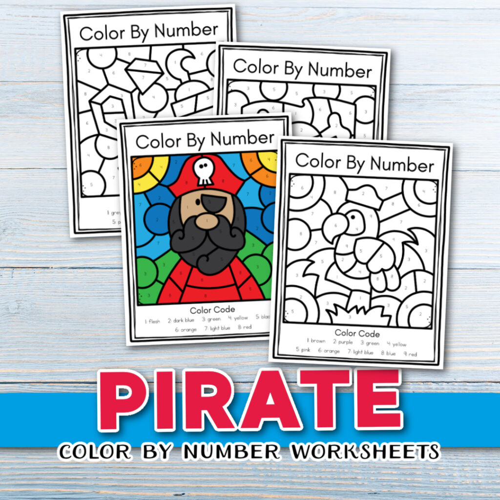 pirate-sheet-1024x1024 Pirate Color by Number