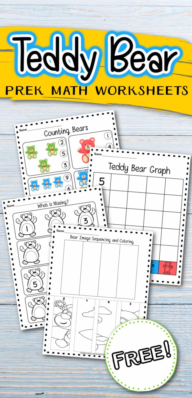 teddy-bear-math-worksheets Teddy Bear Math Worksheets