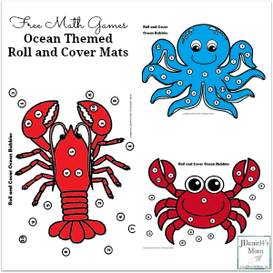 Free-Math-Games-Ocean-Themed-Roll-and-Cover-Mats-Featured Ocean Themed Math Activities