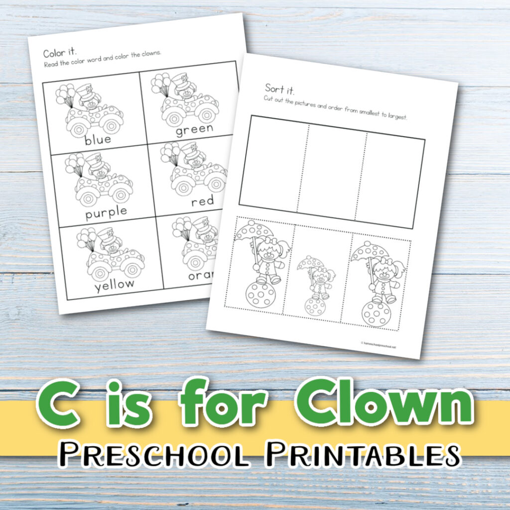 c-is-for-clown-1024x1024 C is for Clown Printable