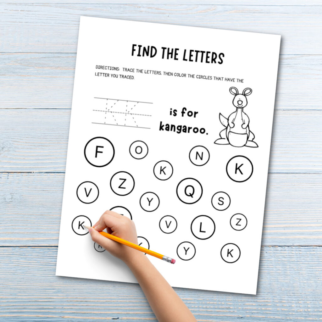 free-printable-letter-k-worksheets-1024x1024 Letter K Preschool Worksheets