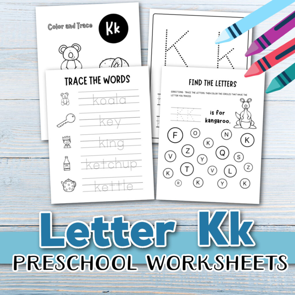 letter-k-printable-1024x1024 Letter K Preschool Worksheets