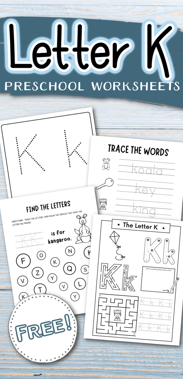 letter-k-worksheets Letter K Preschool Worksheets