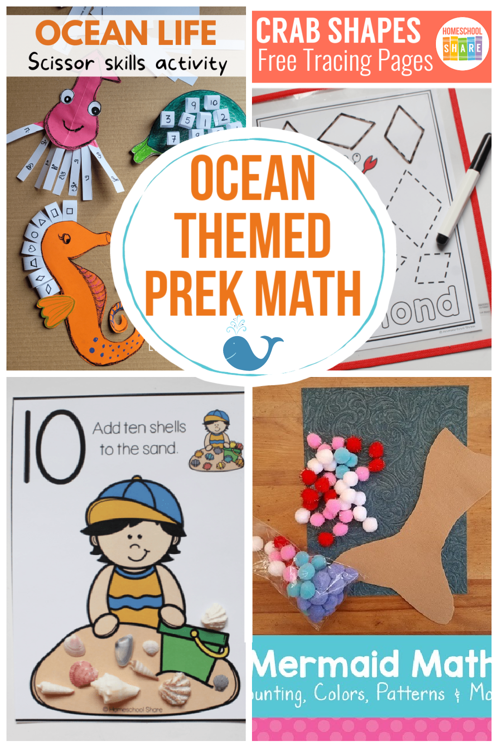 Ocean Themed Math Activities