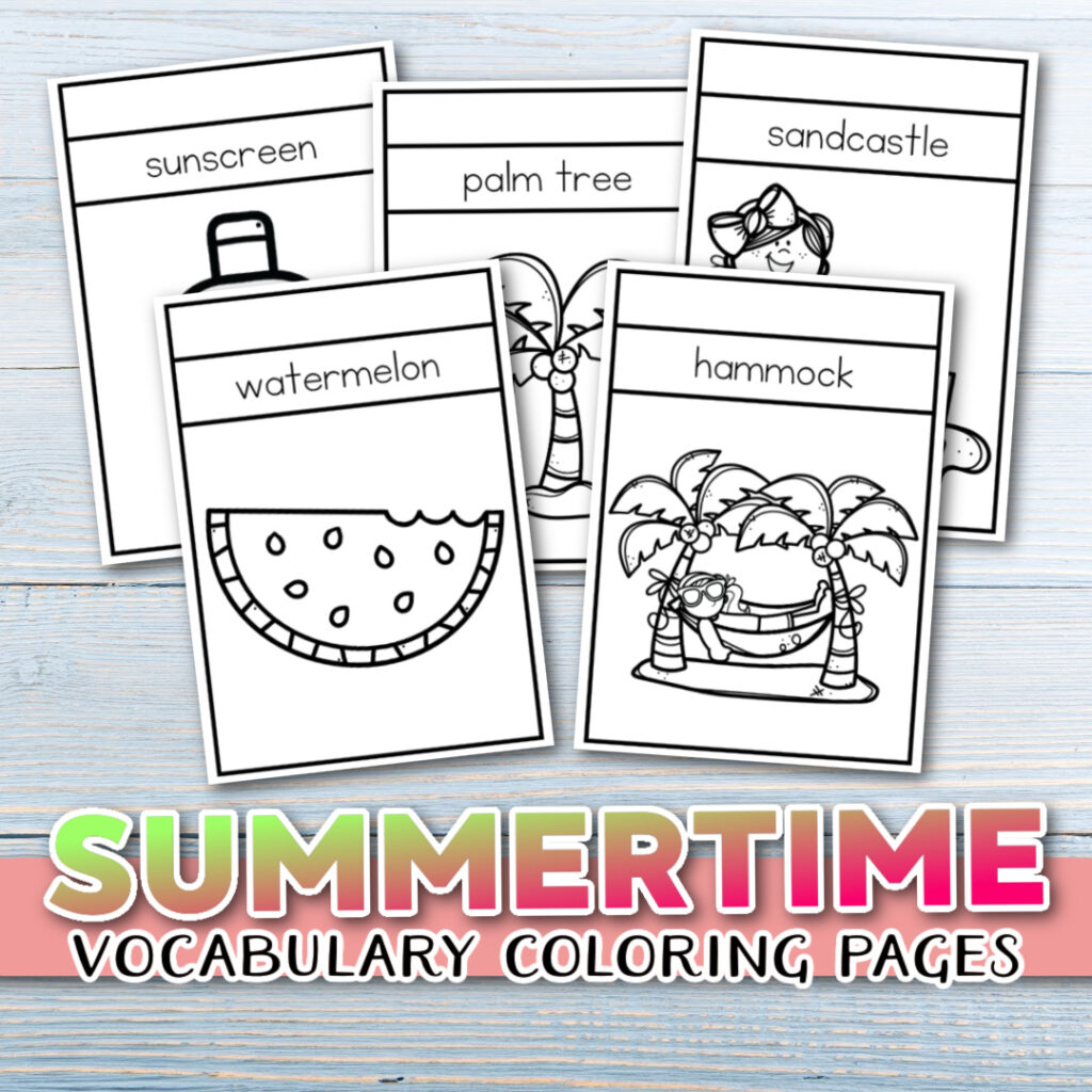 summer-vocabulary--1024x1024 Summer Vocabulary Coloring Pages