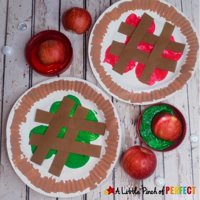 Apple-Pie-Paper-Plate-Kids-Craft_A-Little-Pinch-of-Perfect_square-6 Picnic Crafts for Preschoolers