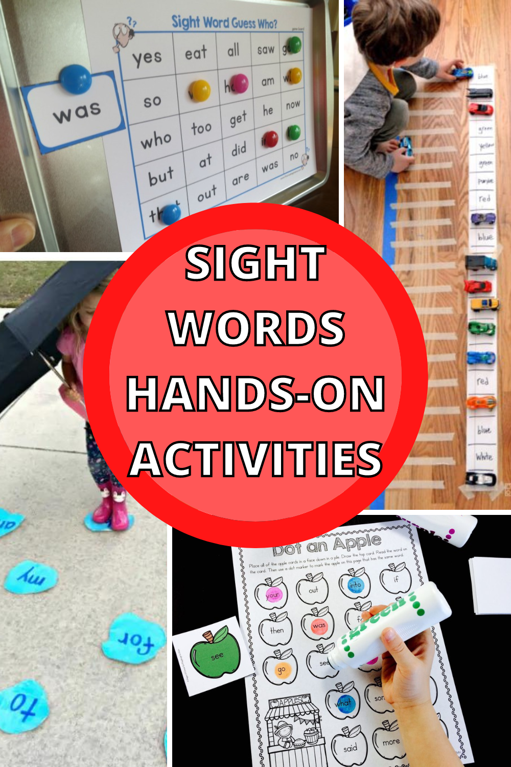 Sight Words Hands-On Activities
