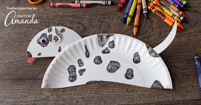Paper-Plate-Dalmatian-FBjpg Dog Crafts