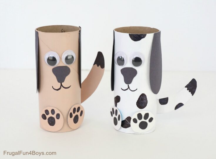 Paper-Roll-Dogs-13-Edited-735x540 Dog Crafts