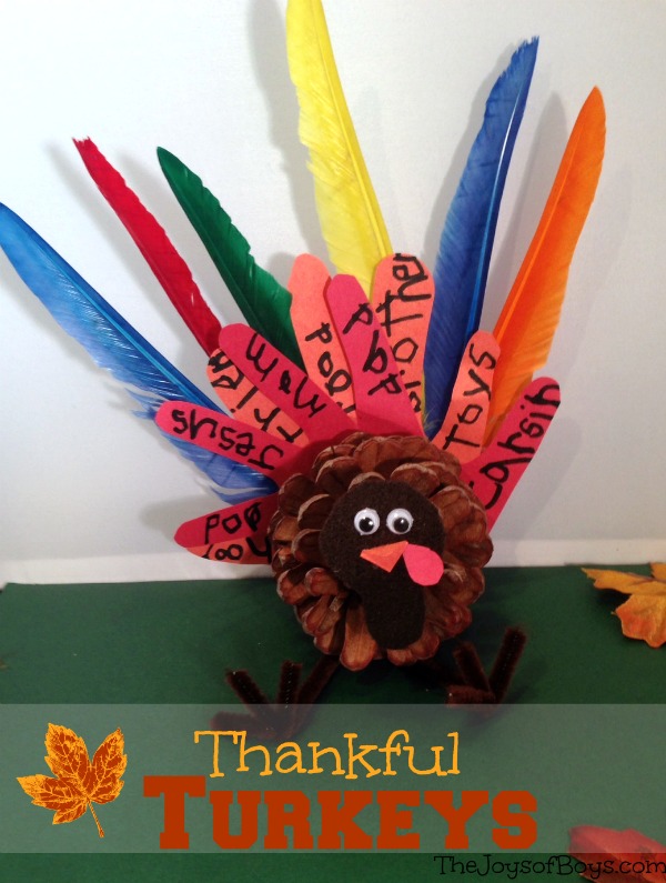 Thankful-Turkeys Thankful Crafts for Preschoolers