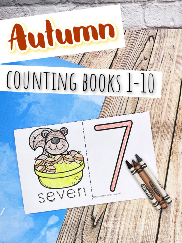 Fall Counting Books Story
