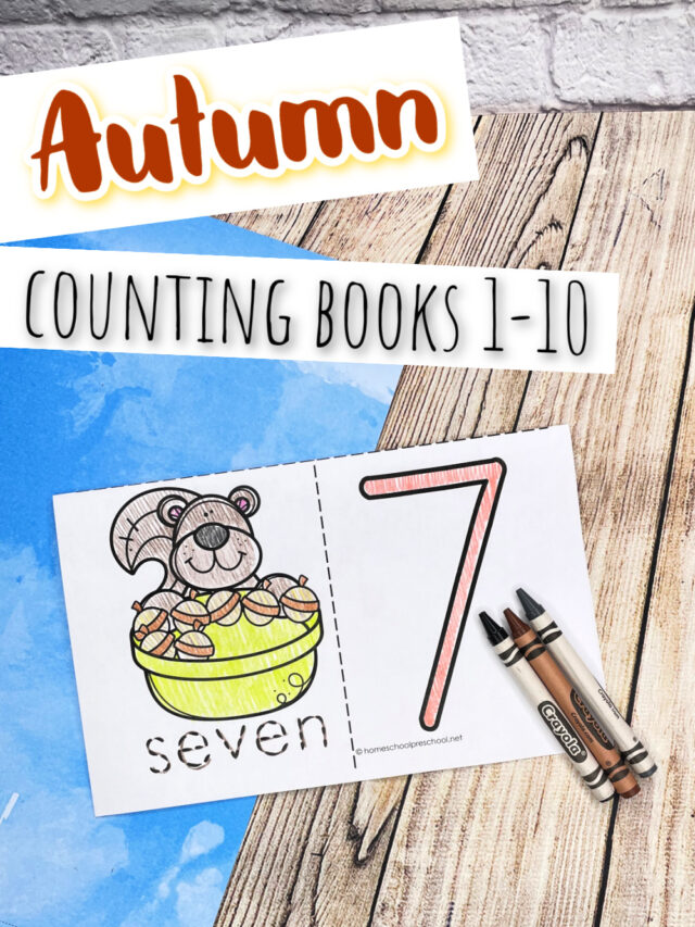 Fall Counting Books Story
