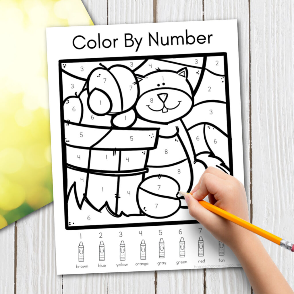 fall-color-by-number-printable-1024x1024 Fall Color by Number