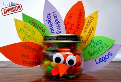 turkeytreatjar Thankful Crafts for Preschoolers