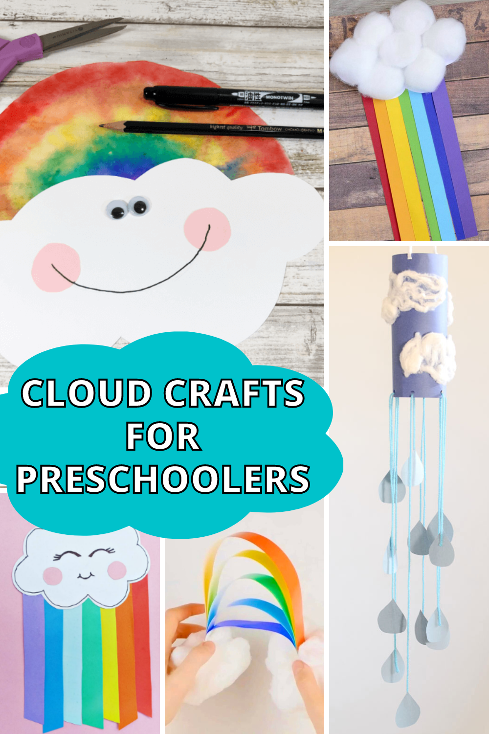 Cloud-crafts-for-preschoolers Cloud Crafts for Preschoolers