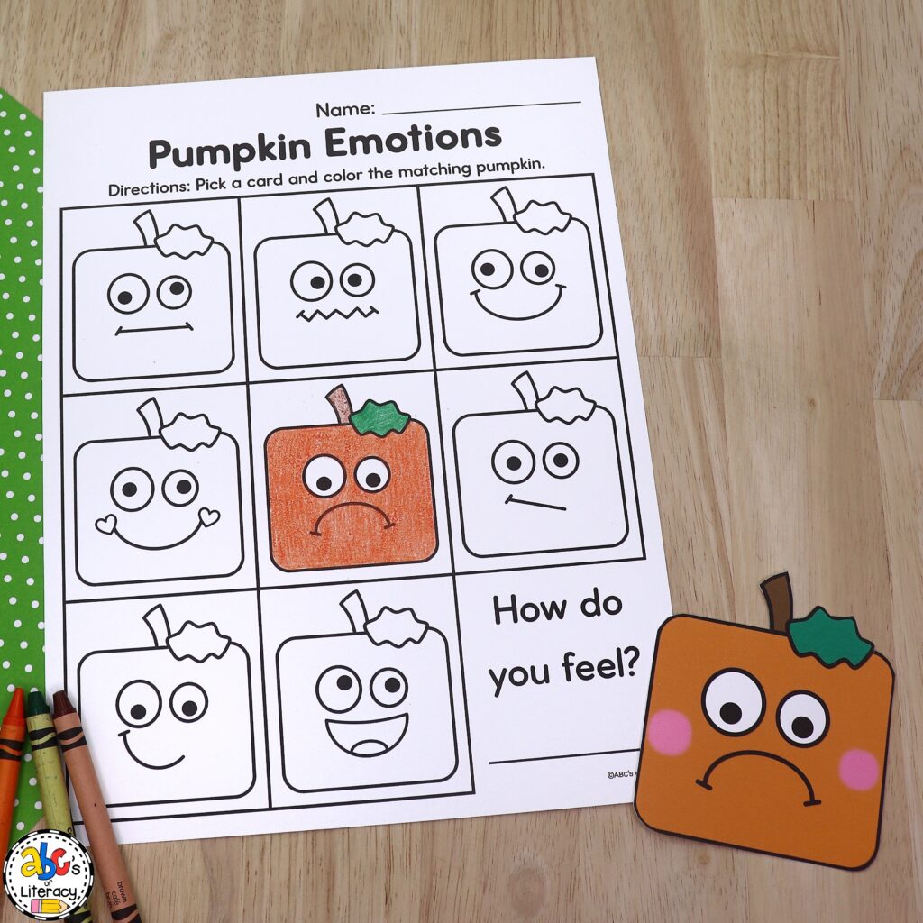 IMG_5056-1024x1024 Pumpkin Emotions Sensory Bin￼
