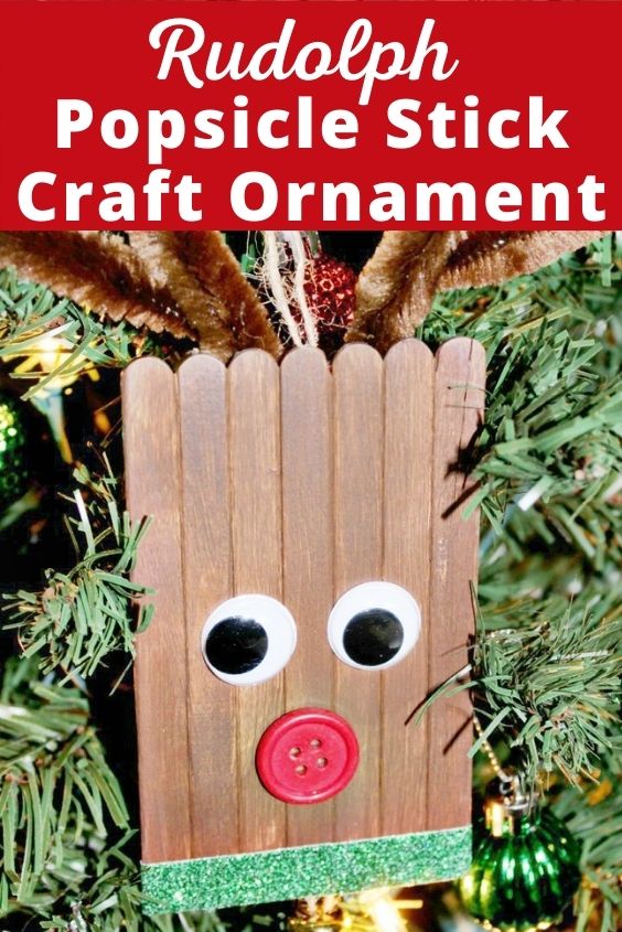Rudolph-Craft-ornament Rudolph Christmas Ornaments