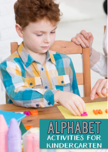 Alphabet Activities for Kindergarten