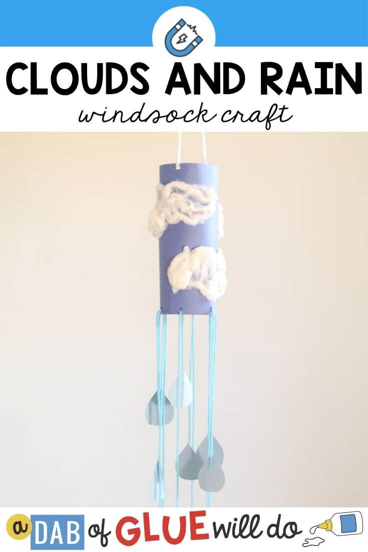 clouds-and-rainbow-craft-pin Cloud Crafts for Preschoolers