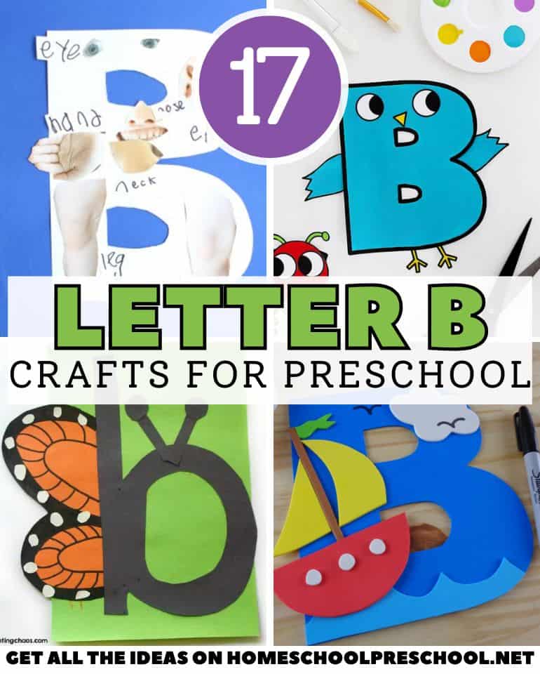 Letter B Crafts for Preschoolers (Easy & Fun)