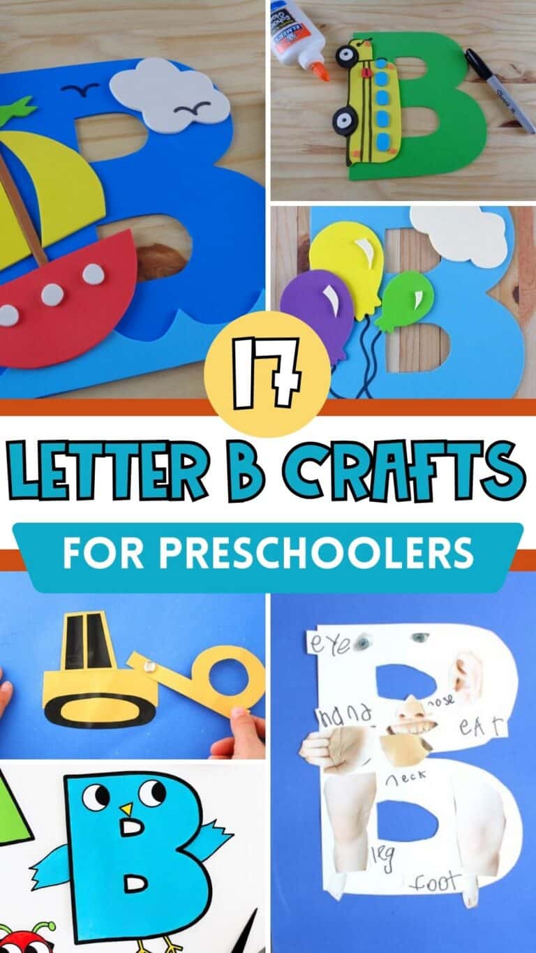 Letter B Crafts for Preschoolers (Easy & Fun)
