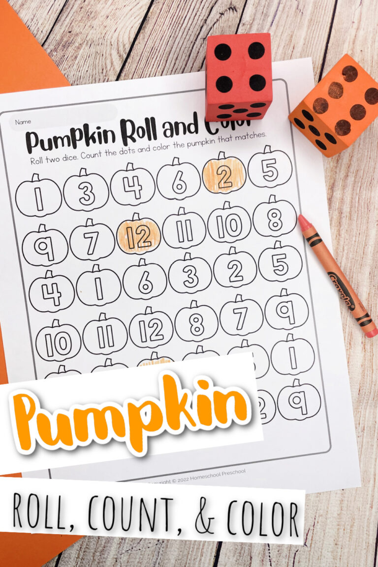 Pumpkin Counting Worksheets