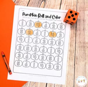 Free Printable Pumpkin Counting Worksheets for Preschool