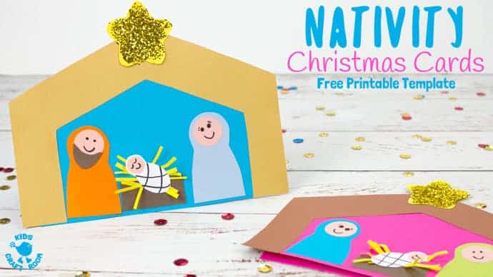 Christmas-Card-Nativity-Craft-landscape-1 Nativity Crafts for Sunday School