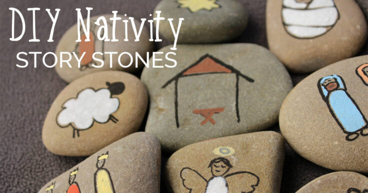 DIY-nativity-Story-Stones-FB-735x385 Nativity Crafts for Sunday School