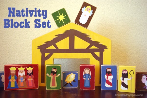 Nativity-Blocks Nativity Crafts for Sunday School
