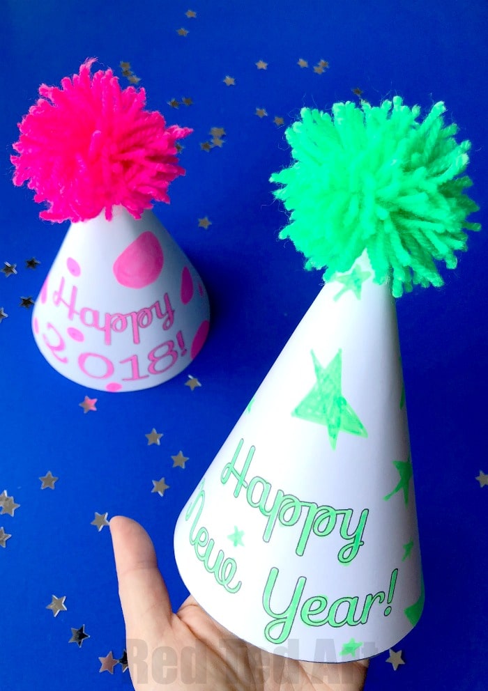decorate-a-party-hat New Year’s Eve Activities for Kids