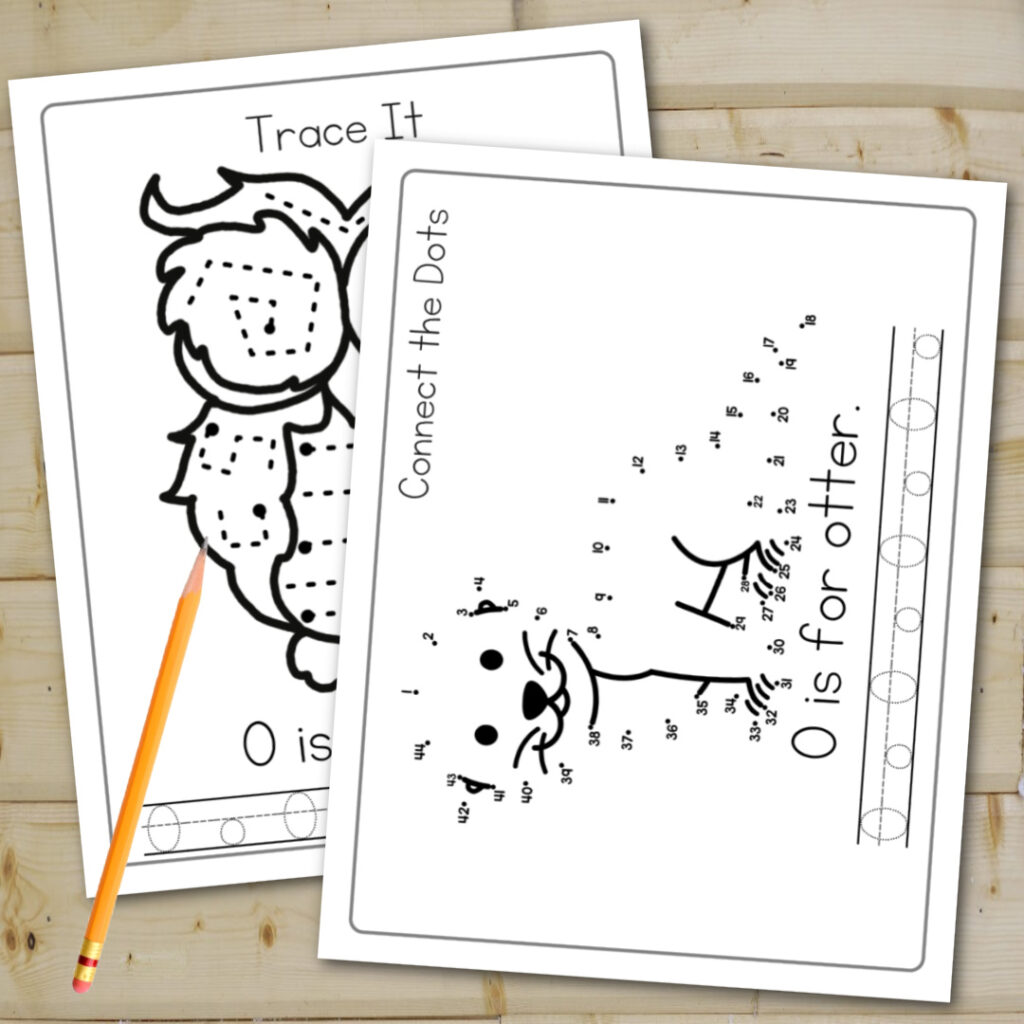 letter-o-dot-to-dot-1024x1024 Letter O Worksheets for Preschool