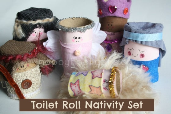 toilet-roll-nativity-set Nativity Crafts for Sunday School