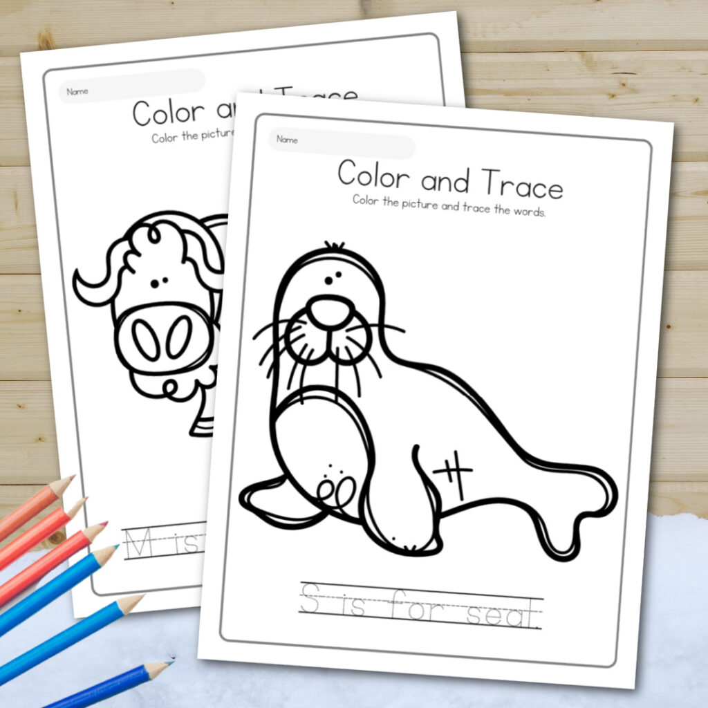 winter-animals-coloring-pages-1024x1024 Winter Animals Worksheets