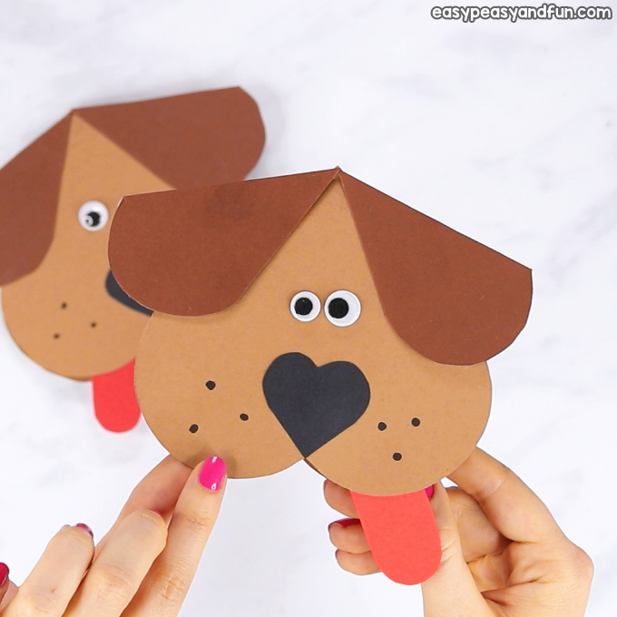 Heart-Dog-Craft Valentine Heart Animals