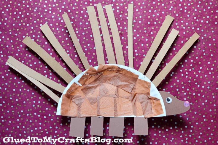 paper-plate-porcupine-kid-craft-idea-1-1000x667-1-735x490 Paper Plate Winter Animals