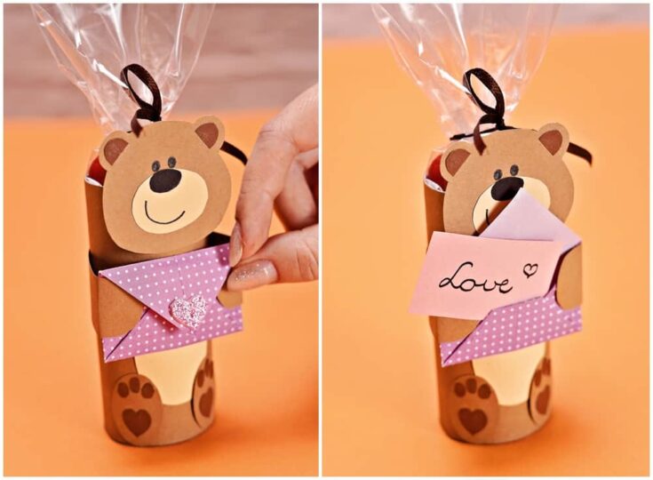 paper-tube-valentine-bear-735x540 Valentine Heart Animals