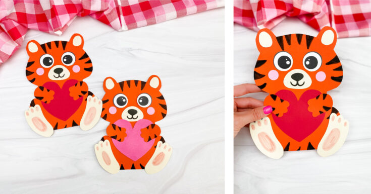 tiger-valentine-craft-kindergarten-image-735x386 Valentine Heart Animals