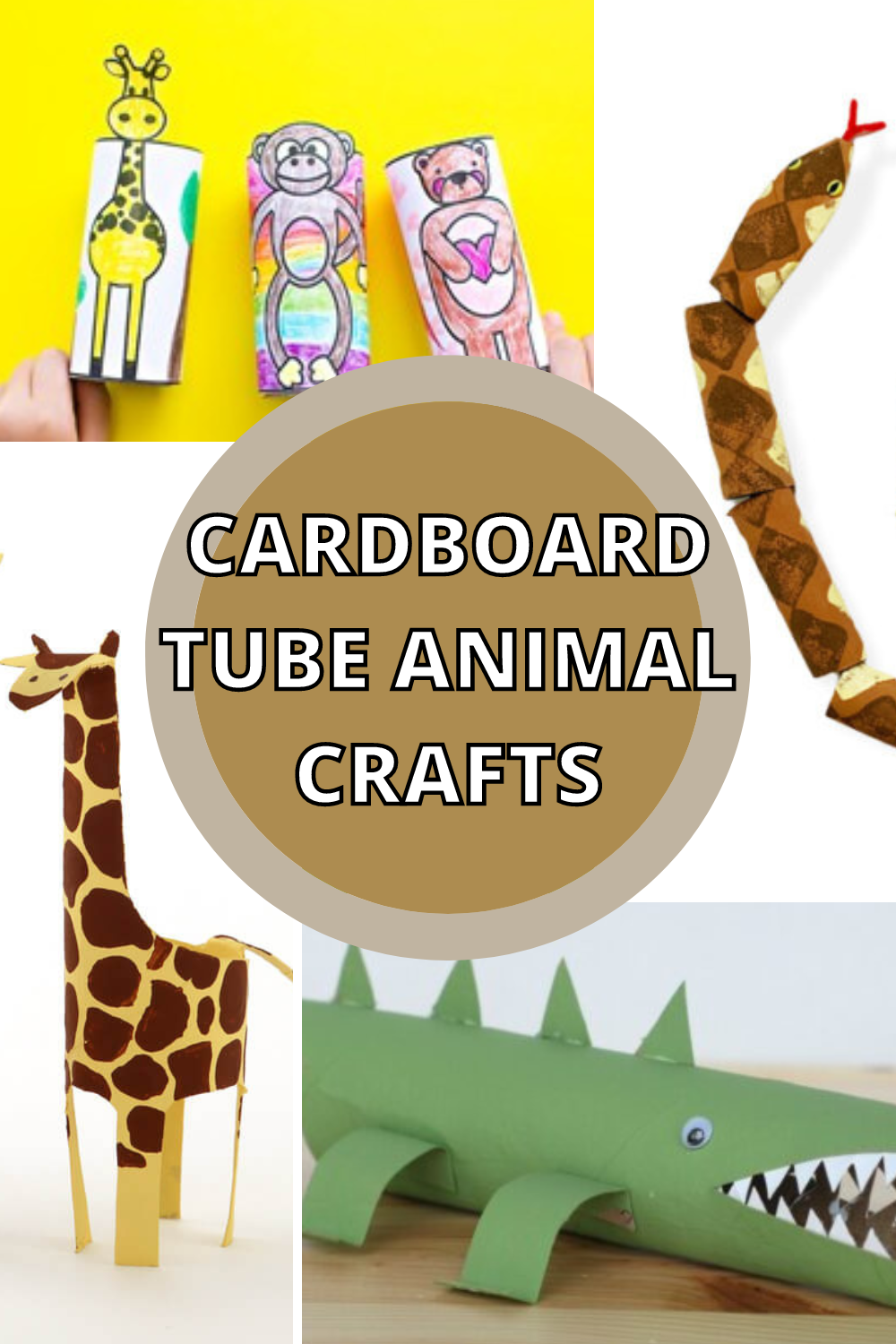 Cardboard-tube-animal-crafts Cardboard Tube Animals