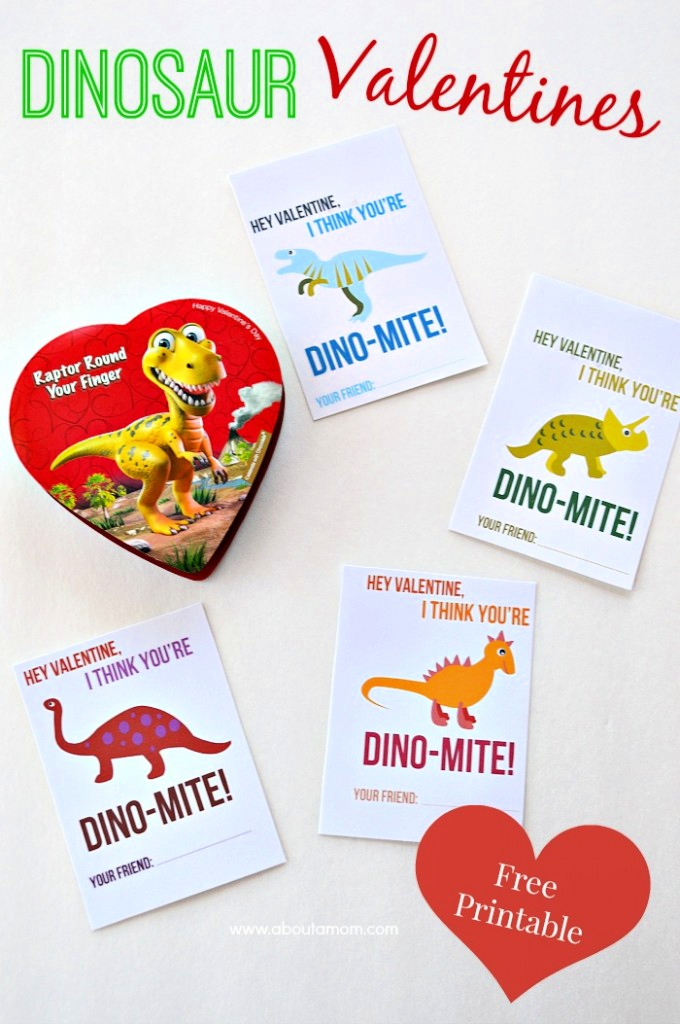 Free-Printable-Dinosaur-Valentines Dinosaur Valentine Cards