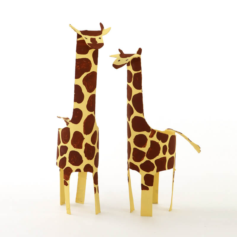 giraffe-preview Cardboard Tube Animals
