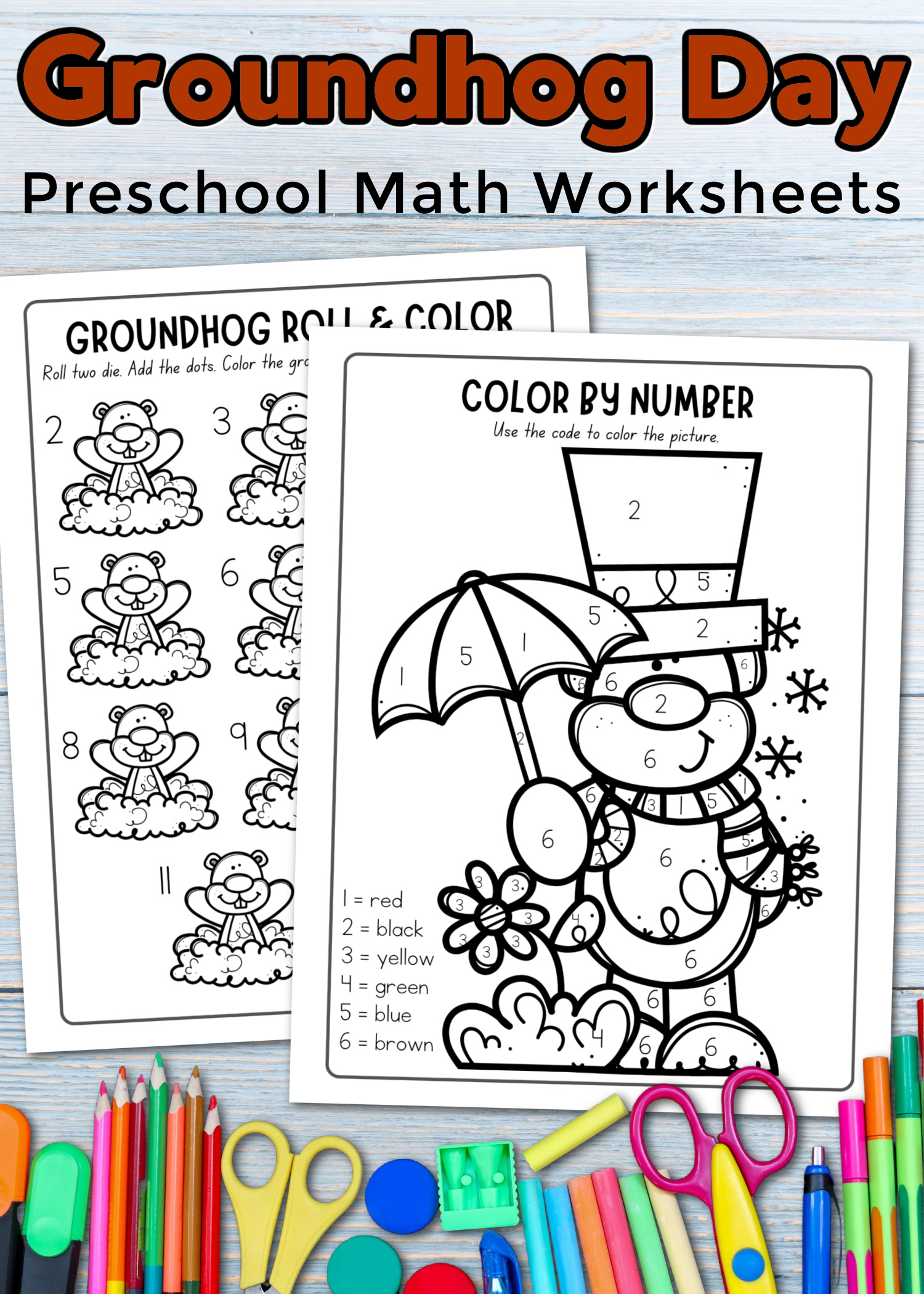 groundhog-day-math-activities-for-preschoolers Groundhog Day Math