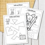 Free If You Take a Mouse to School Activities for Preschoolers