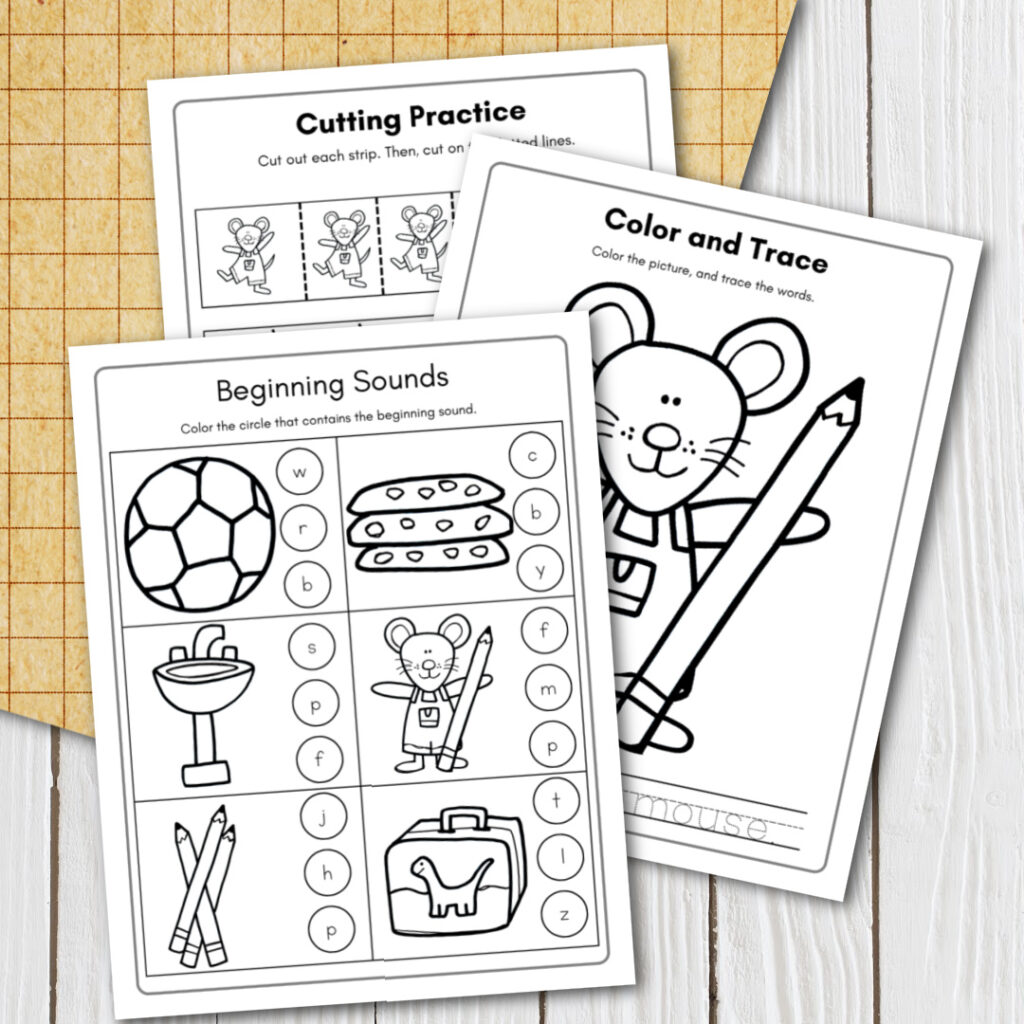 if-you-take-a-mouse-to-school-printables-1024x1024 Activities for If You Take a Mouse to School