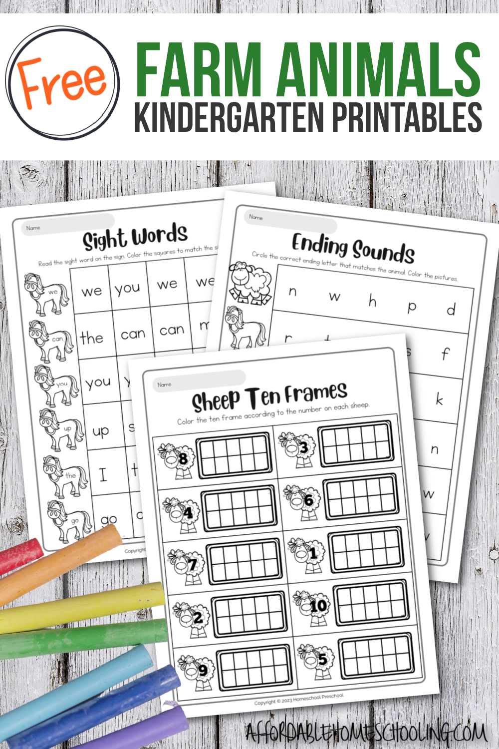 printable-farm-animal-worksheets-for-kindergarten Printable Farm Animal Worksheets for Kindergarten