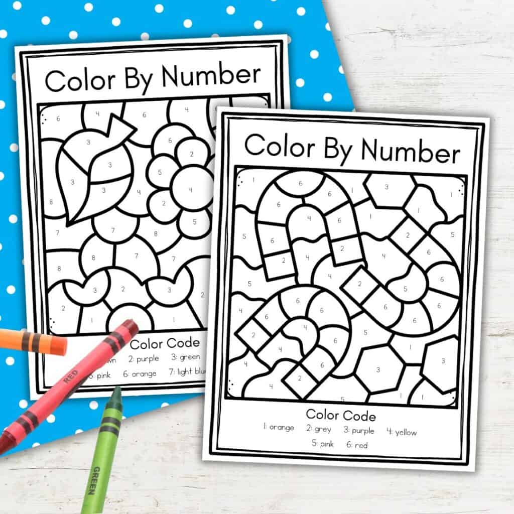 Coloring By Numbers Science Science Color by Number Worksheets for Preschoolers