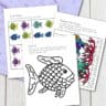 Rainbow Fish Book Printables | Homeschool Preschool