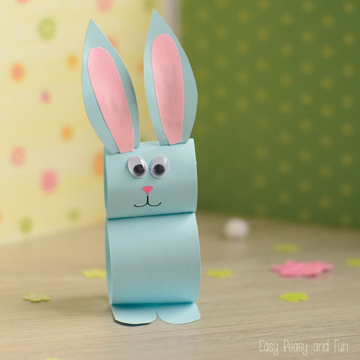 Easy-Easter-Craft-Paper-Bunny Rabbit Crafts for Preschoolers
