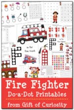Free Firefighter Printables for Preschool Homeschoolers