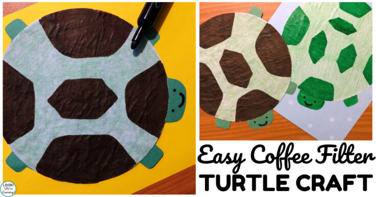 Fun-and-Easy-Coffee-Filter-Turtle-Craft-735x386 Jungle Animal Activities